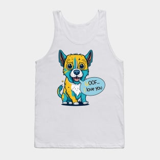 Woof I Love You Tank Top